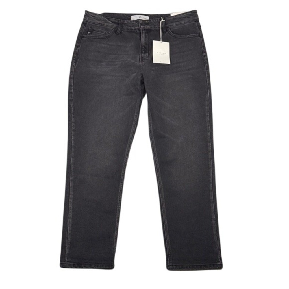 KanCan High Rise Straight Leg Jeans Faded‎ Dark Gray KC7198DG Womens 11 29 NEW